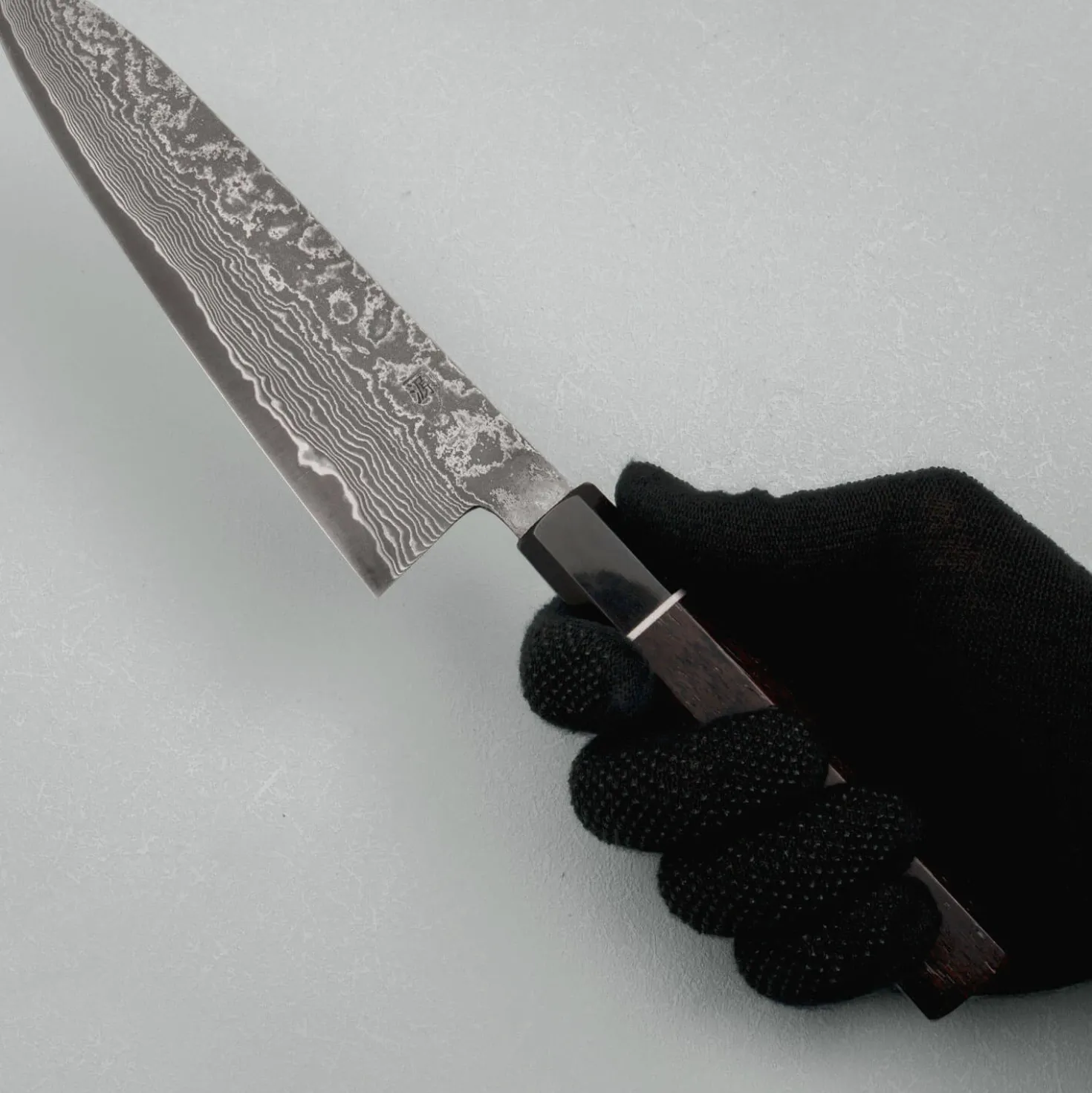 Shigeki Tanaka SG2 Damascus Ebony Ring Gyuto 18 cm