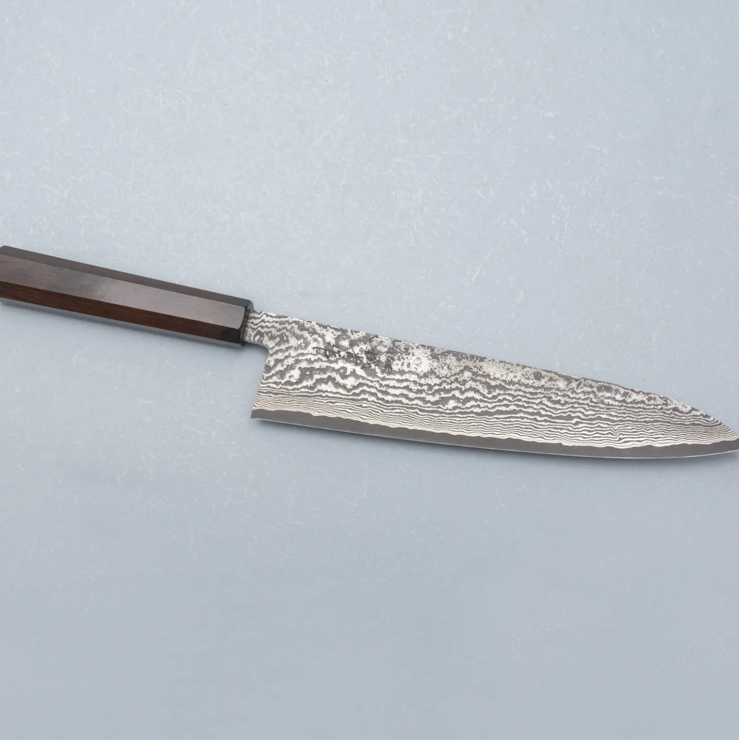 Shigeki Tanaka SG2 Damascus Ebony Gyuto 24 cm