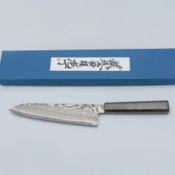 Shigeki Tanaka SG2 Damascus Ebony Gyuto 18 cm