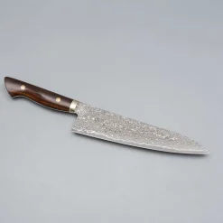 Shigeki Tanaka SG2 Damascus Ironwood Gyuto 21 cm