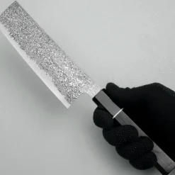 Shigeki Tanaka SG2 Damascus Nakiri Ebony 17 cm