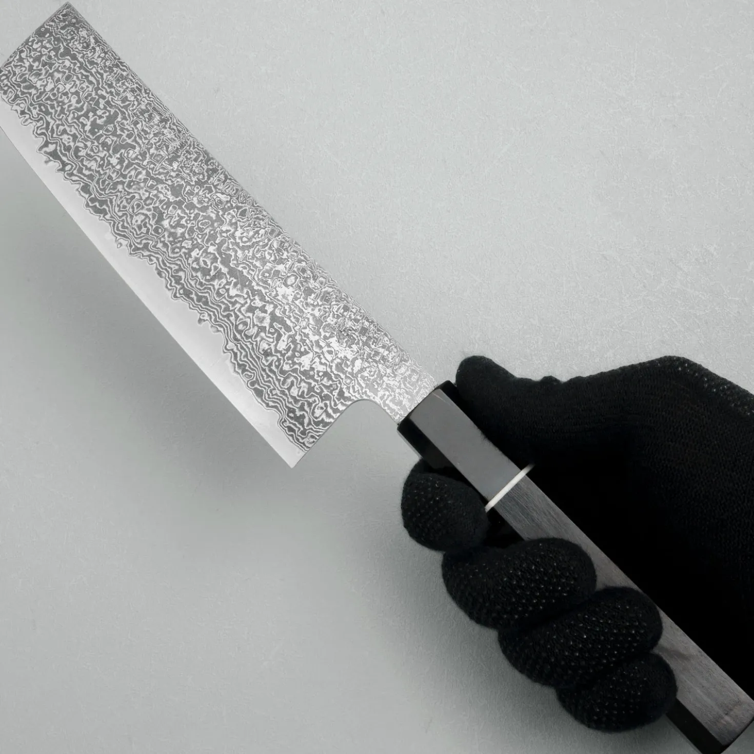 Shigeki Tanaka SG2 Damascus Nakiri Ebony 17 cm