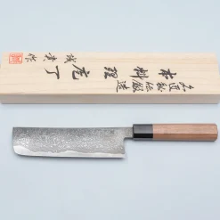 Shigeki Tanaka SG2 Damascus Nakiri 17 cm