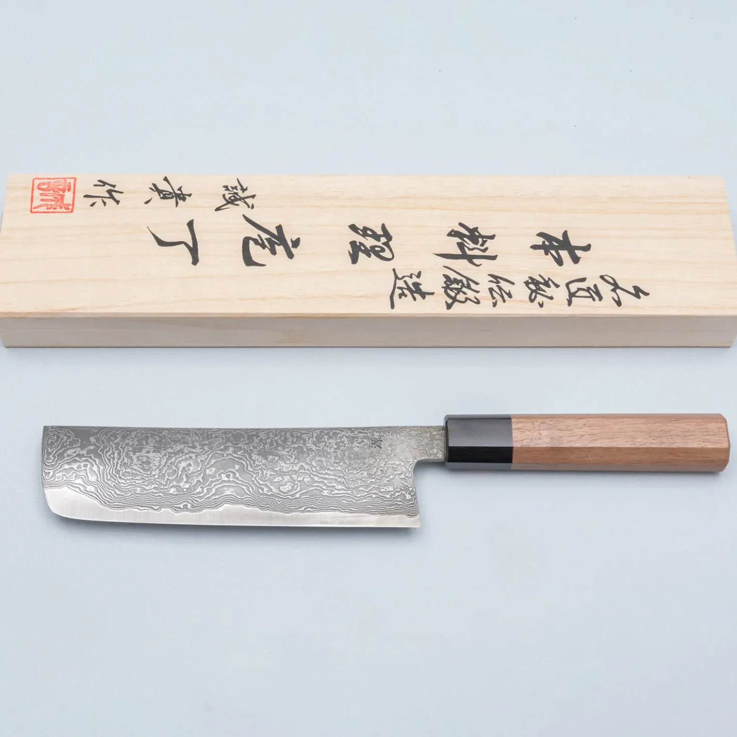 Shigeki Tanaka SG2 Damascus Nakiri 17 cm