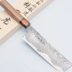 Shigeki Tanaka SG2 Damascus Nakiri 17 cm