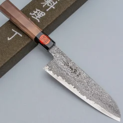 Shigeki Tanaka SG2 Damascus Santoku 16.5 cm