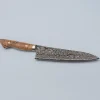 Shigeki Tanaka SG2 Damascus Spalted wood Gyuto 21 cm