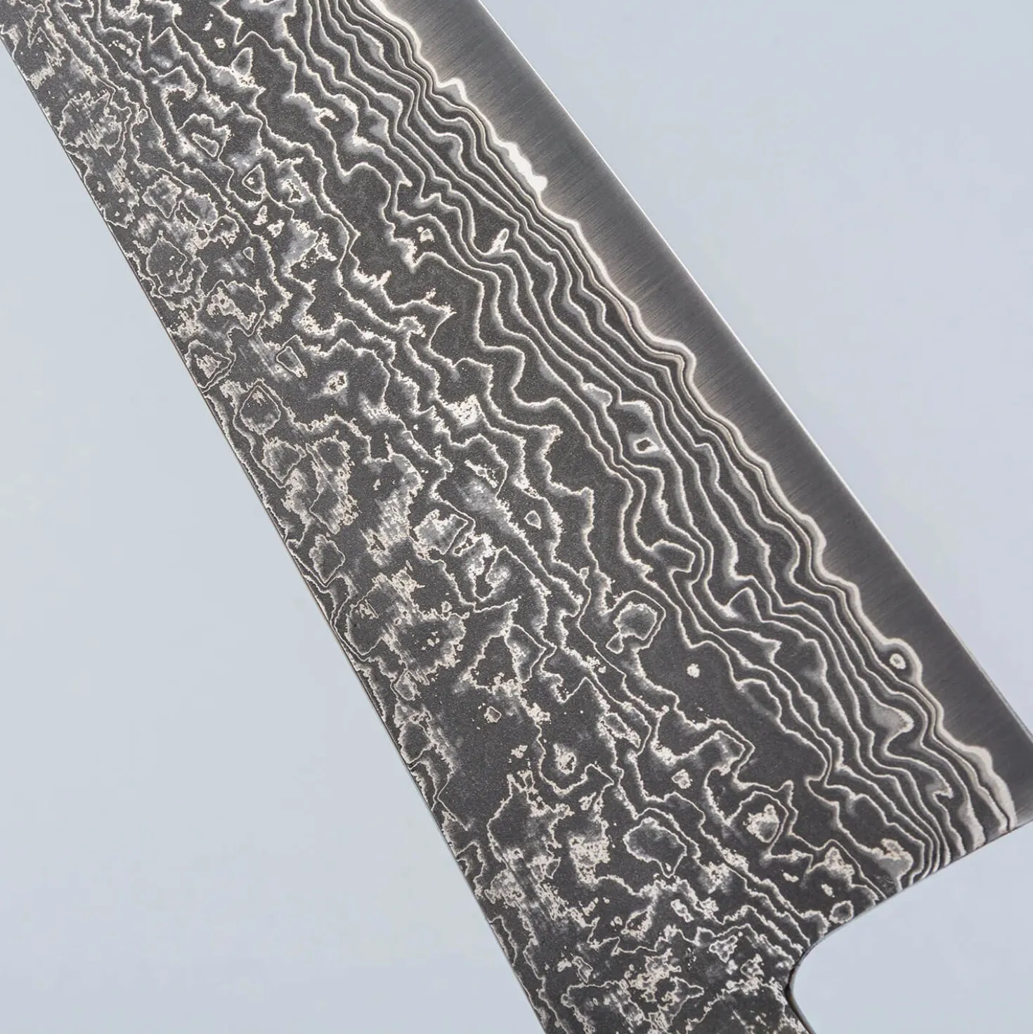 Shigeki Tanaka SG2 Damascus Spalted wood Gyuto 21 cm