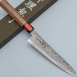 Shigeki Tanaka SG2 Damascus Walnut Petty 15 cm