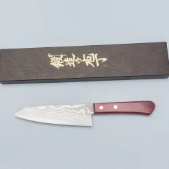 Shigeki Tanaka VG10 Damascus Western Santoku 14.5 cm