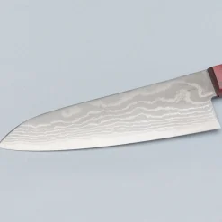 Shigeki Tanaka VG10 Damascus Western Santoku 14.5 cm