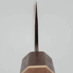 Shiro Kamo Aogami Super Kurouchi Walnut Ring Santoku 16.5 cm