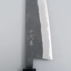 Shiro Kamo Aogami Super Kurouchi Wenge Santoku 18 cm