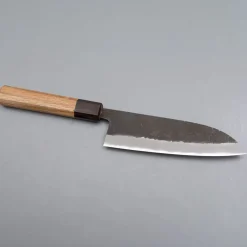 Shiro Kamo Aogami Super Kurouchi Santoku 16.5 cm