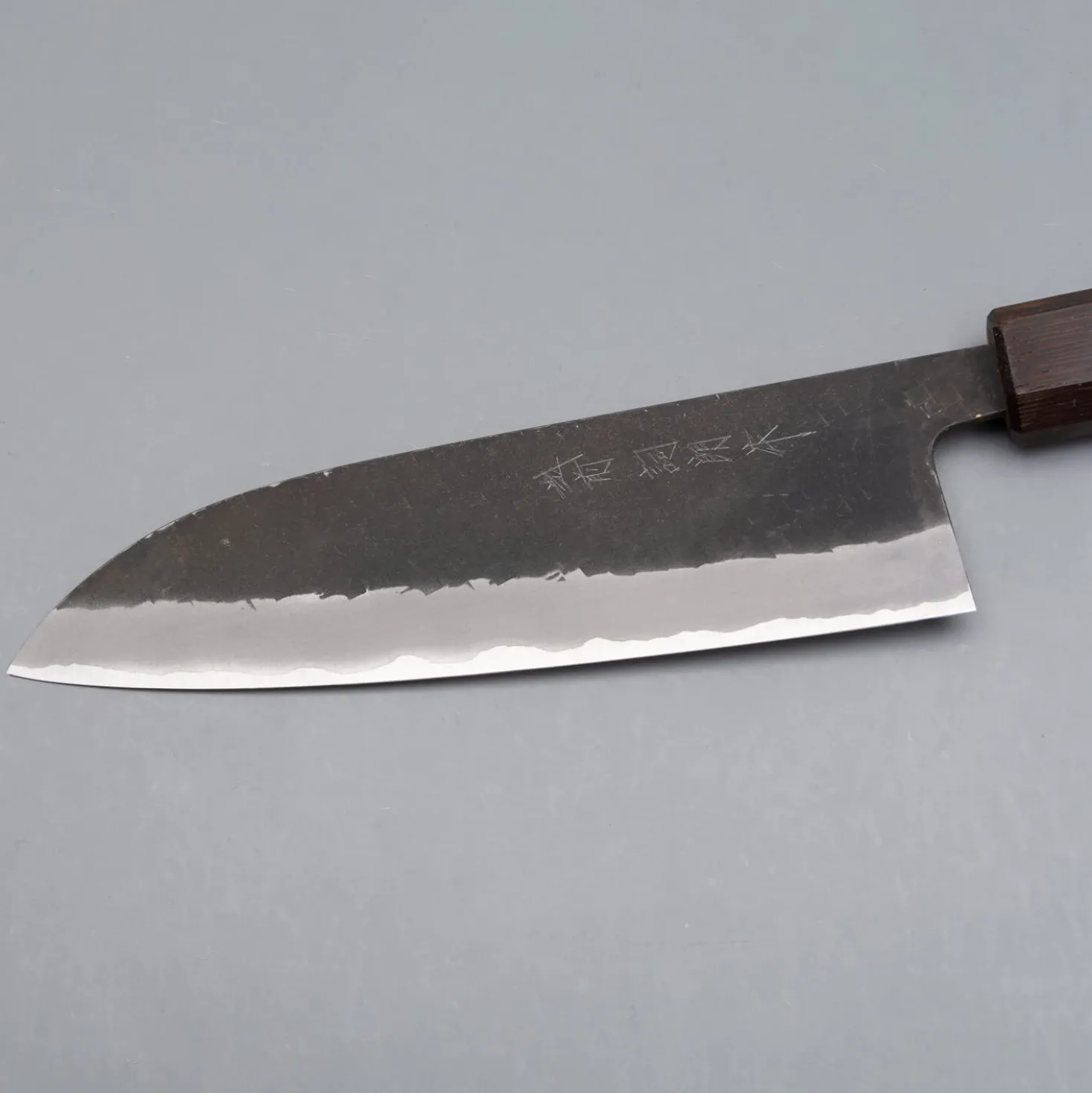 Shiro Kamo Aogami Super Kurouchi Santoku 16.5 cm