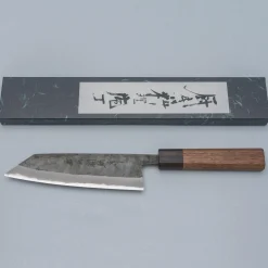 Shiro Kamo Aogami Super Kurouchi bunka 17 cm