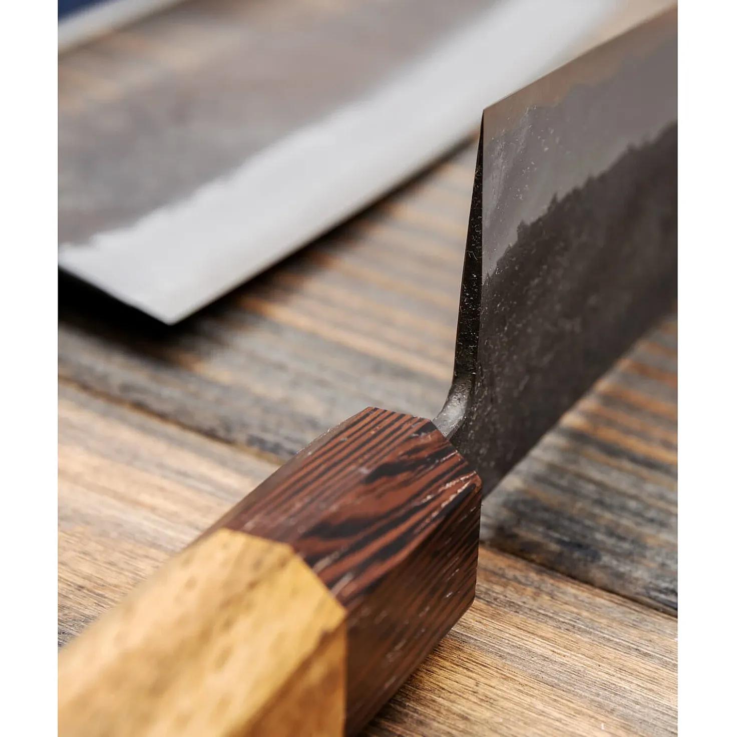 Shiro Kamo Aogami Super Kurouchi Bunka 17 cm