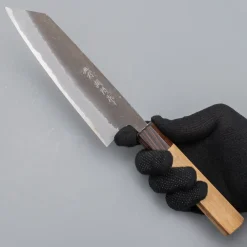 Shiro Kamo Aogami Super Kurouchi Bunka 17 cm
