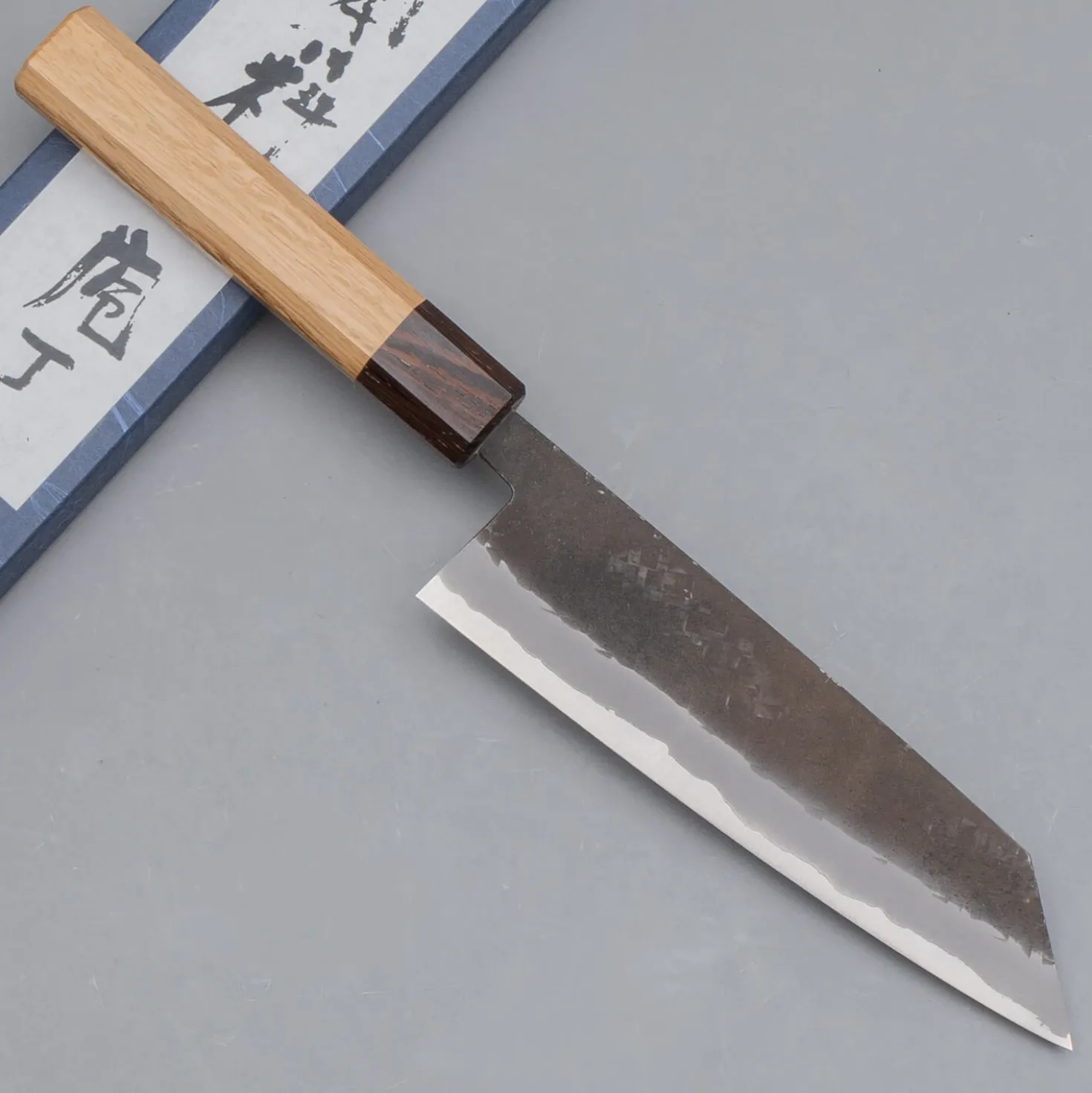 Shiro Kamo Aogami Super Kurouchi Bunka 17 cm