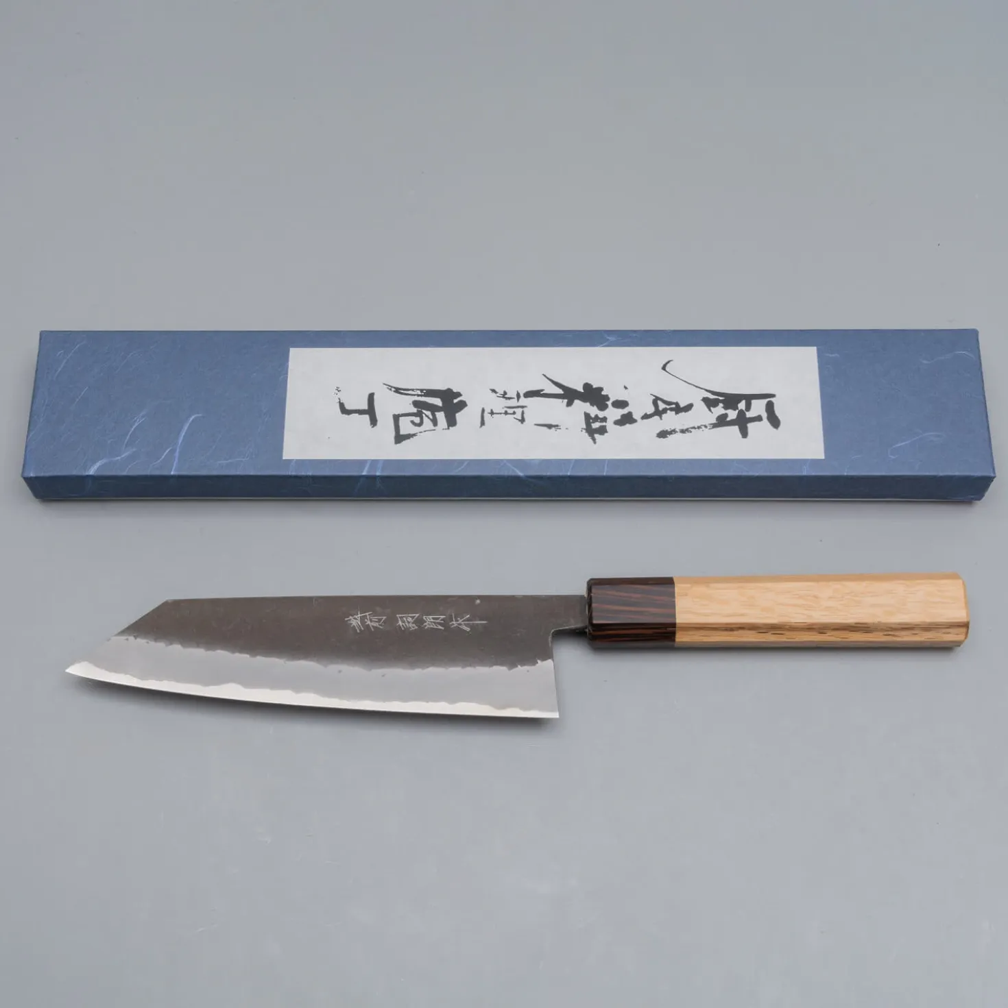 Shiro Kamo Aogami Super Kurouchi Bunka 17 cm