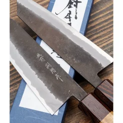 Shiro Kamo Aogami Super Kurouchi Bunka 17 cm