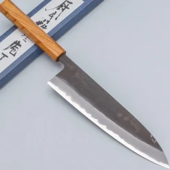 Shiro Kamo Aogami Super Kurouchi Zelkova Gyuto 21 cm