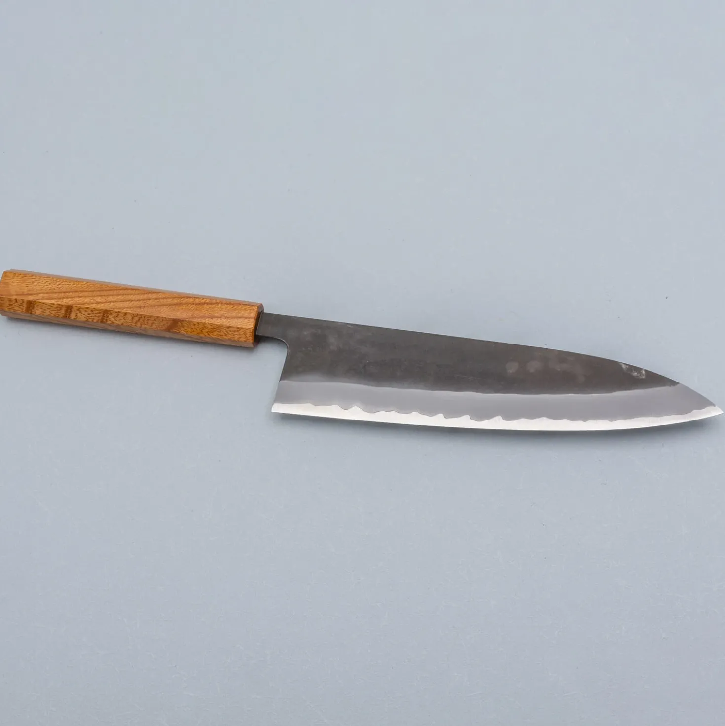 Shiro Kamo Aogami Super Kurouchi Zelkova Gyuto 21 cm