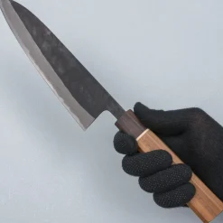 Shiro Kamo Aogami Super Kurouchi Walnut Gyuto 21 cm