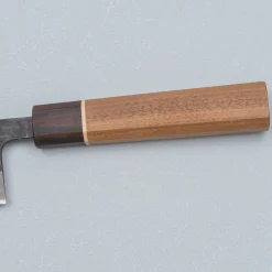 Shiro Kamo Aogami Super Kurouchi Walnut Gyuto 21 cm