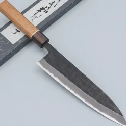 Shiro Kamo Aogami Super Kurouchi Walnut Gyuto 21 cm