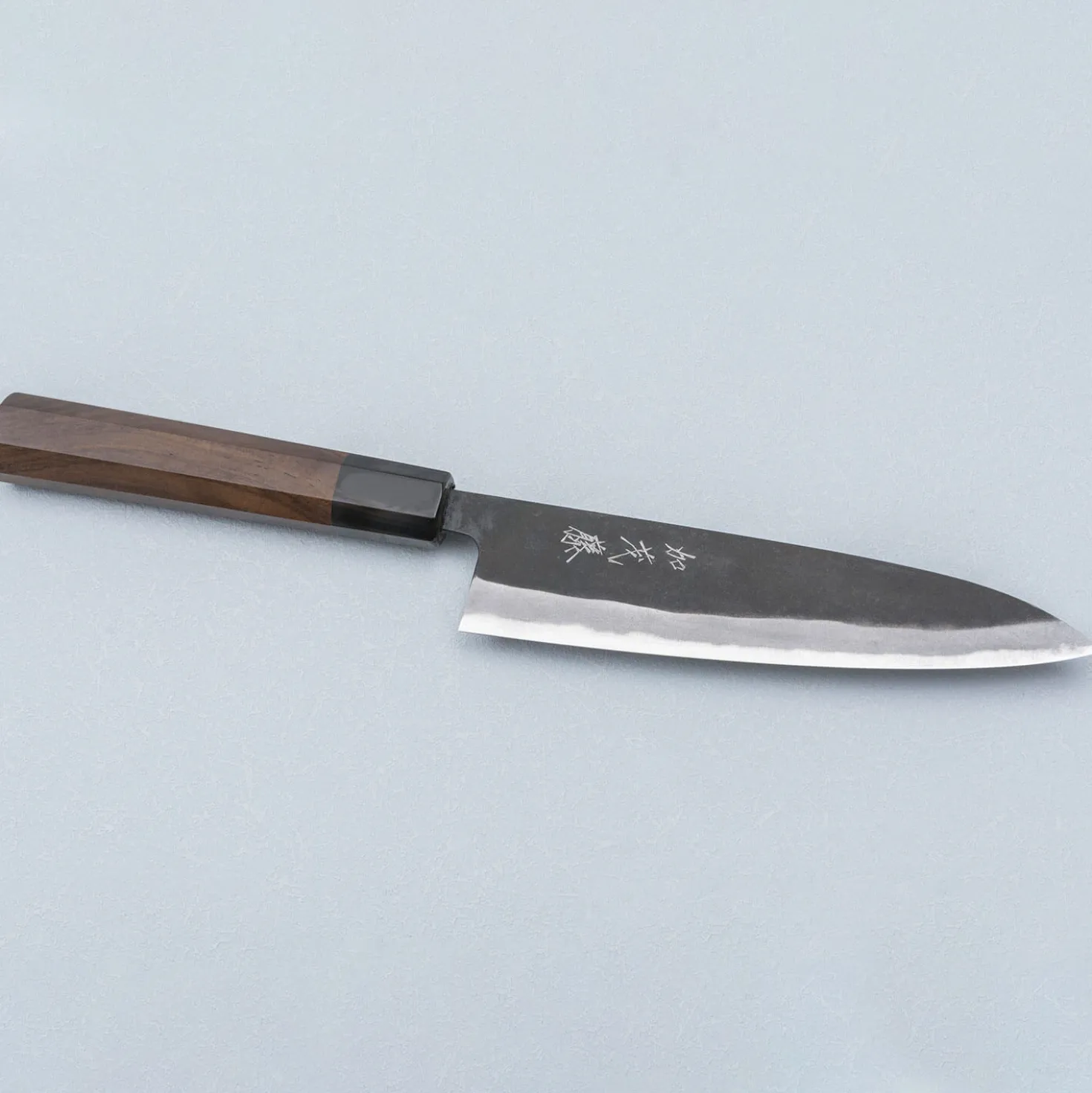 Shiro Kamo Aogami Super Walnut Petty 15 cm