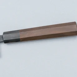 Shiro Kamo Aogami Super Walnut Petty 15 cm