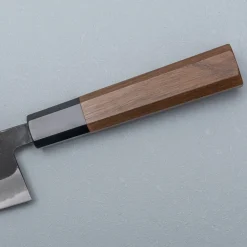 Shiro Kamo Aogami Super Walnut Santoku