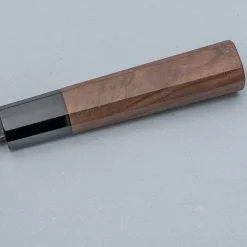 Shiro Kamo Aogami Super Walnut Bunka 17 cm