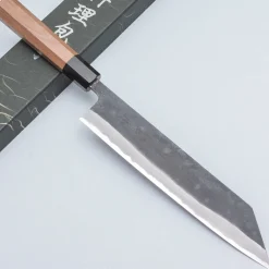 Shiro Kamo Aogami Super Walnut Kiritsuke 24 cm