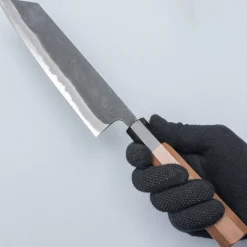 Shiro Kamo Aogami Super Walnut Kiritsuke 24 cm