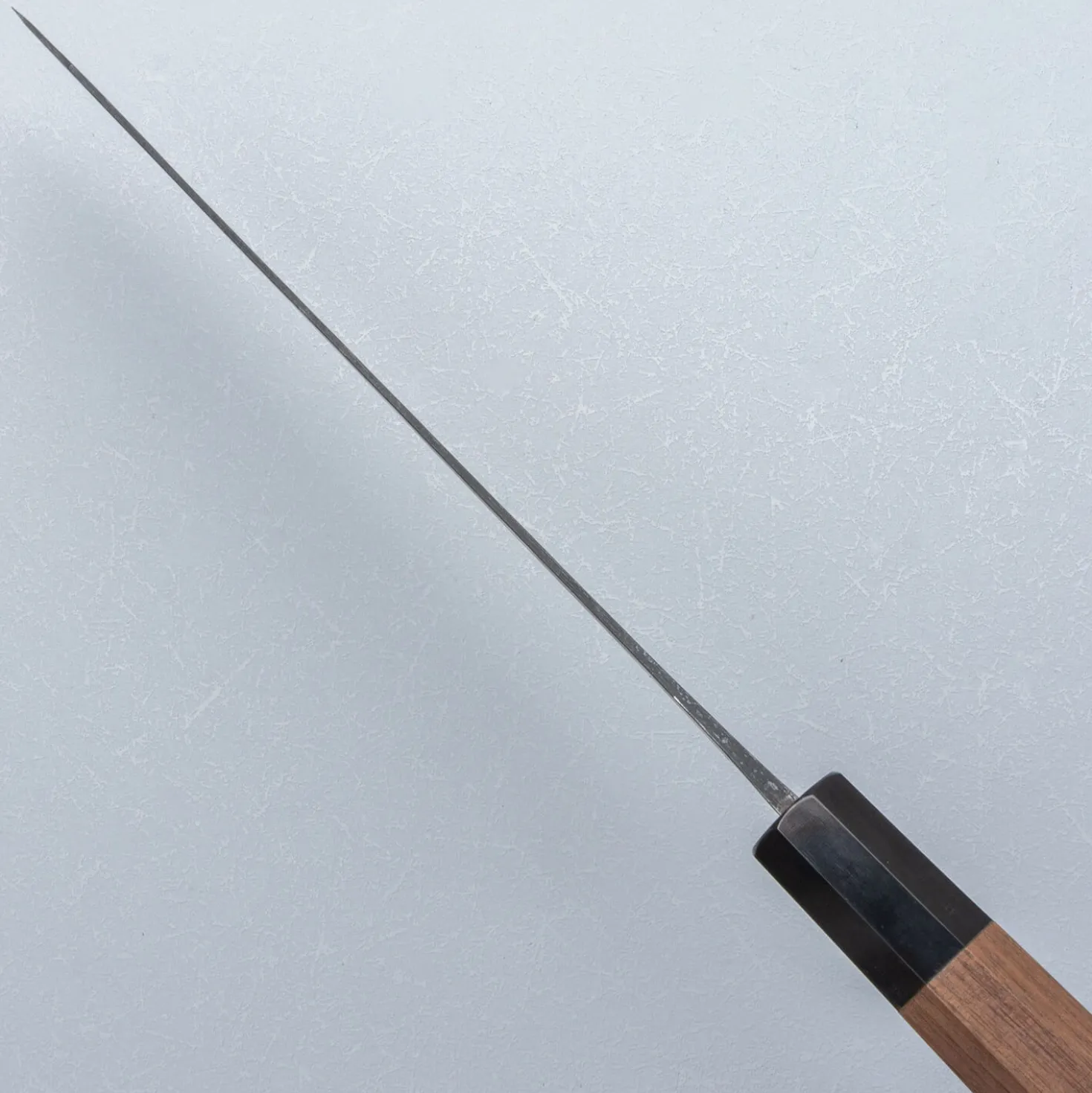 Shiro Kamo Aogami Super Walnut Kiritsuke 21 cm