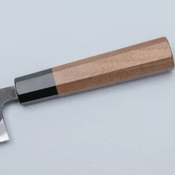 Shiro Kamo Aogami Super Walnut Kiritsuke 21 cm