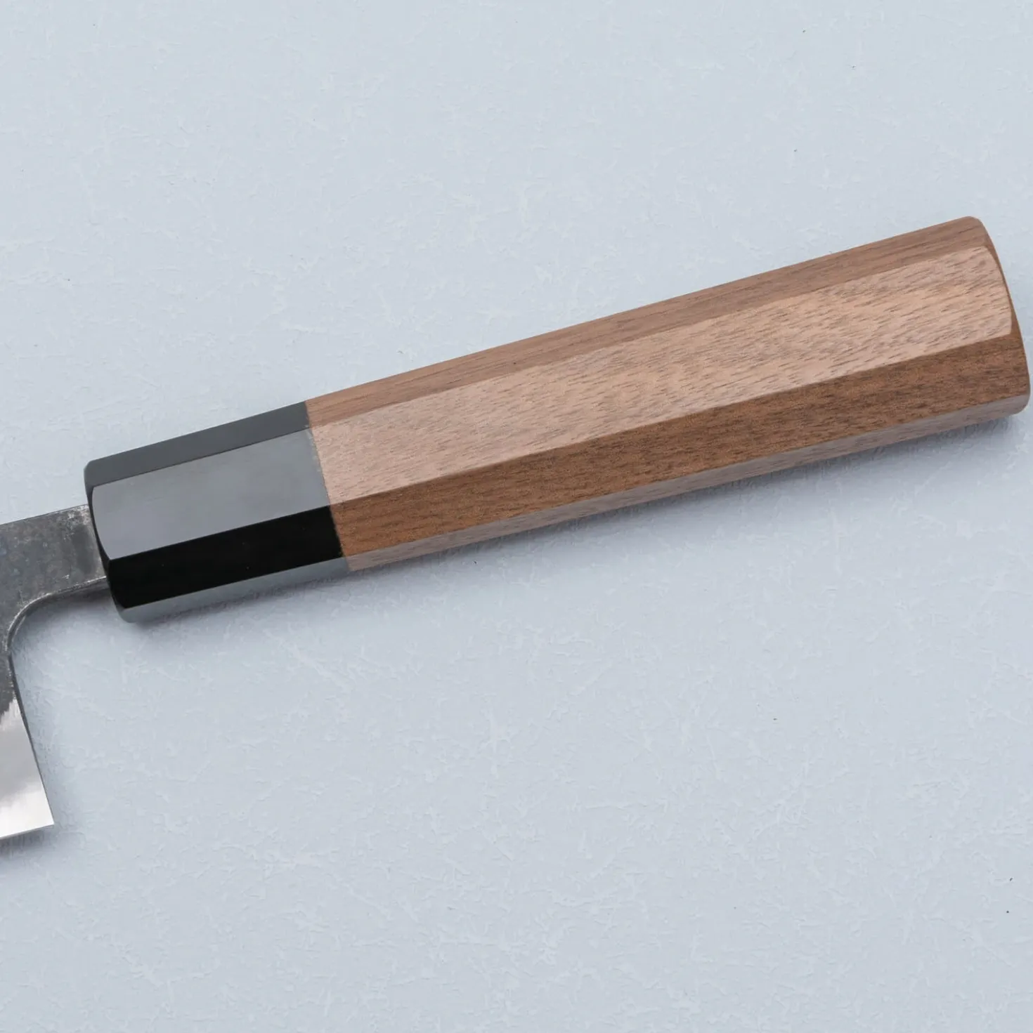 Shiro Kamo Aogami Super Walnut Kiritsuke 21 cm