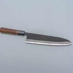 Shiro Kamo Aogami Super Walnut Gyuto 24 cm