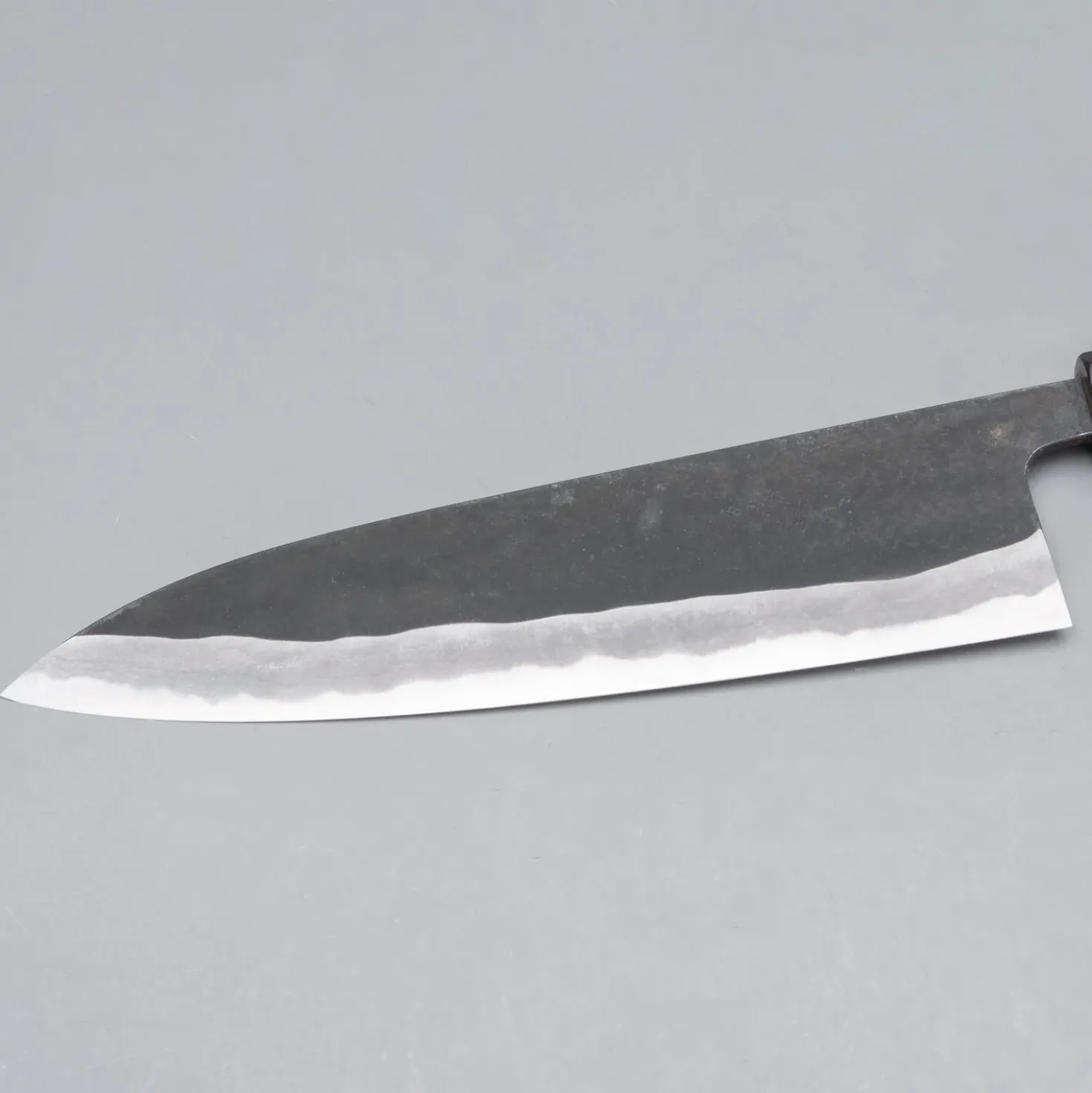 Shiro Kamo Aogami Super Walnut Gyuto 21 cm