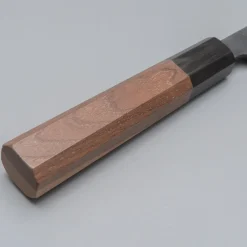 Shiro Kamo Aogami Super Walnut Gyuto 21 cm