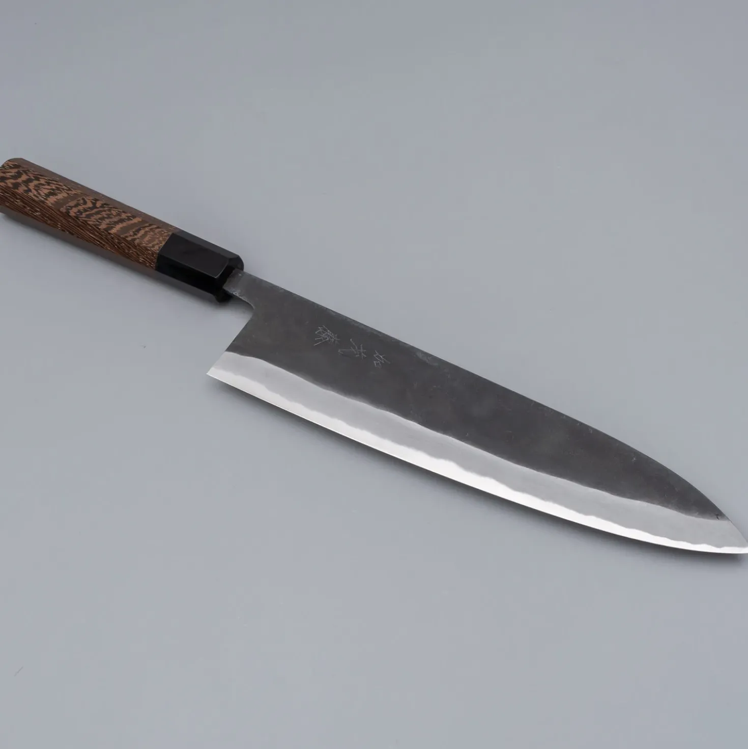 Shiro Kamo Aogami Super Wenge Gyuto 24 cm