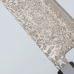 Shiro Kamo SG2 Damast Walnut Nakiri 18 cm