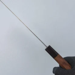Shiro Kamo SG2 Damast Walnut Nakiri 18 cm