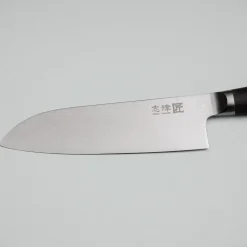 Shizu Miyako Damast Santoku 16.5 cm