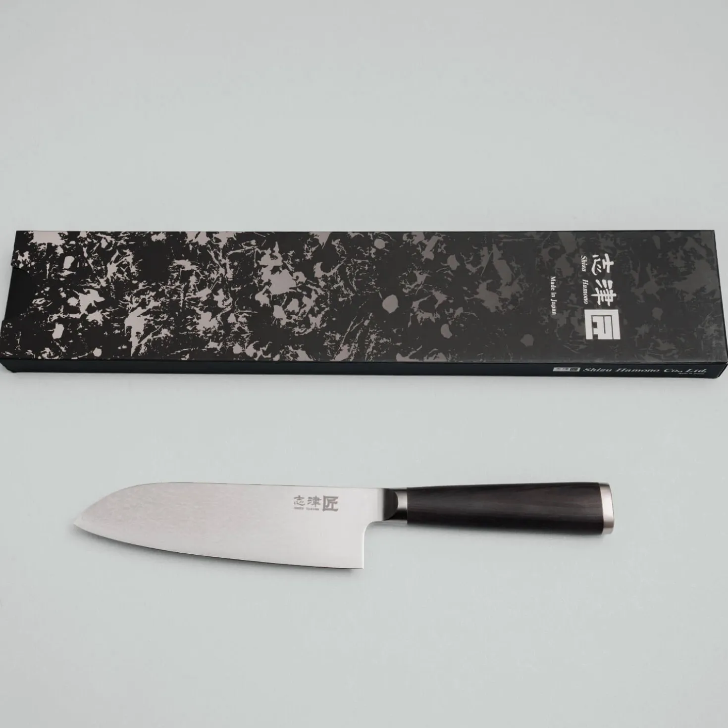 Shizu Miyako Damast Santoku 16.5 cm