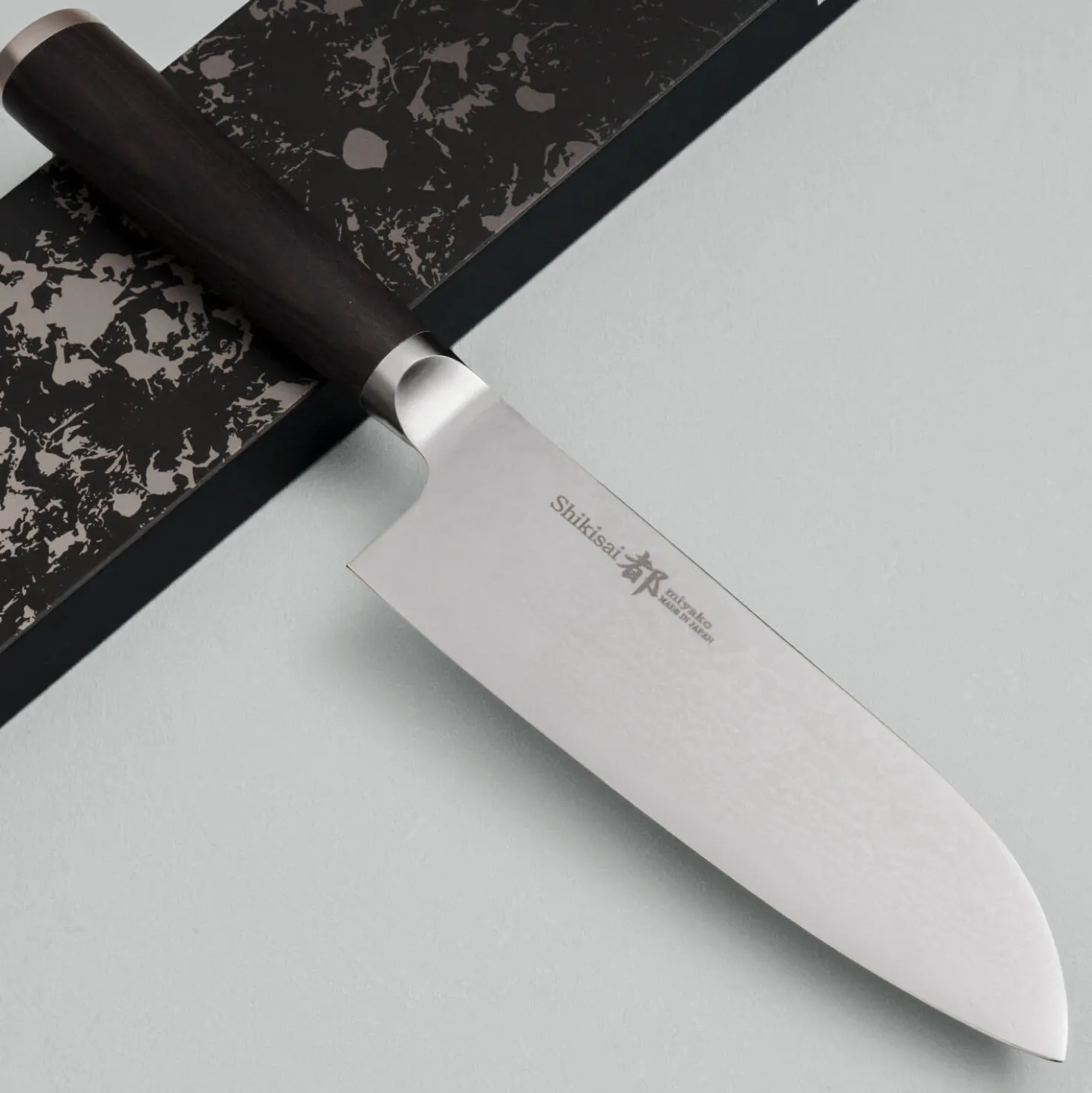 Shizu Miyako Damast Santoku 16.5 cm
