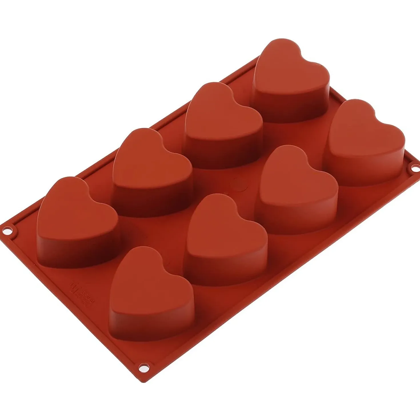 Silikomart Bakmat voor 8 Hartjes
