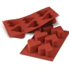 Silikomart Bakmat voor 6 Hartjes